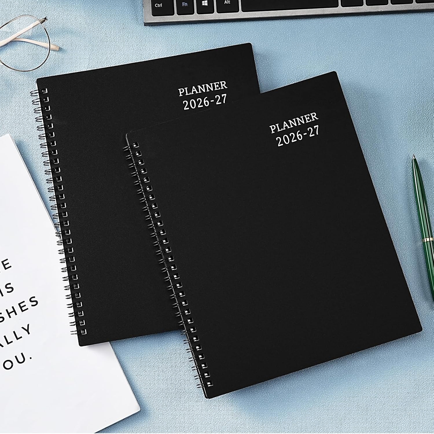 Planner 2026-2027 for Office, School, Home - Spiral Bound Academic Monthly Weekly Calendar July 2026 - June 2027 Organizer with To Do List, Tabs & PP Cover 8" x 10" thumbnail
