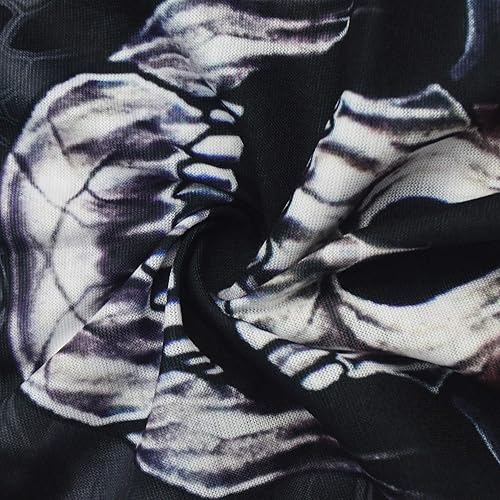 Miniatura 145 de Obacle - Media máscara de calavera, para protección contra el viento, el sol, sin costuras, 3D, para hombres, mujeres, duradera, delgada, Hombres