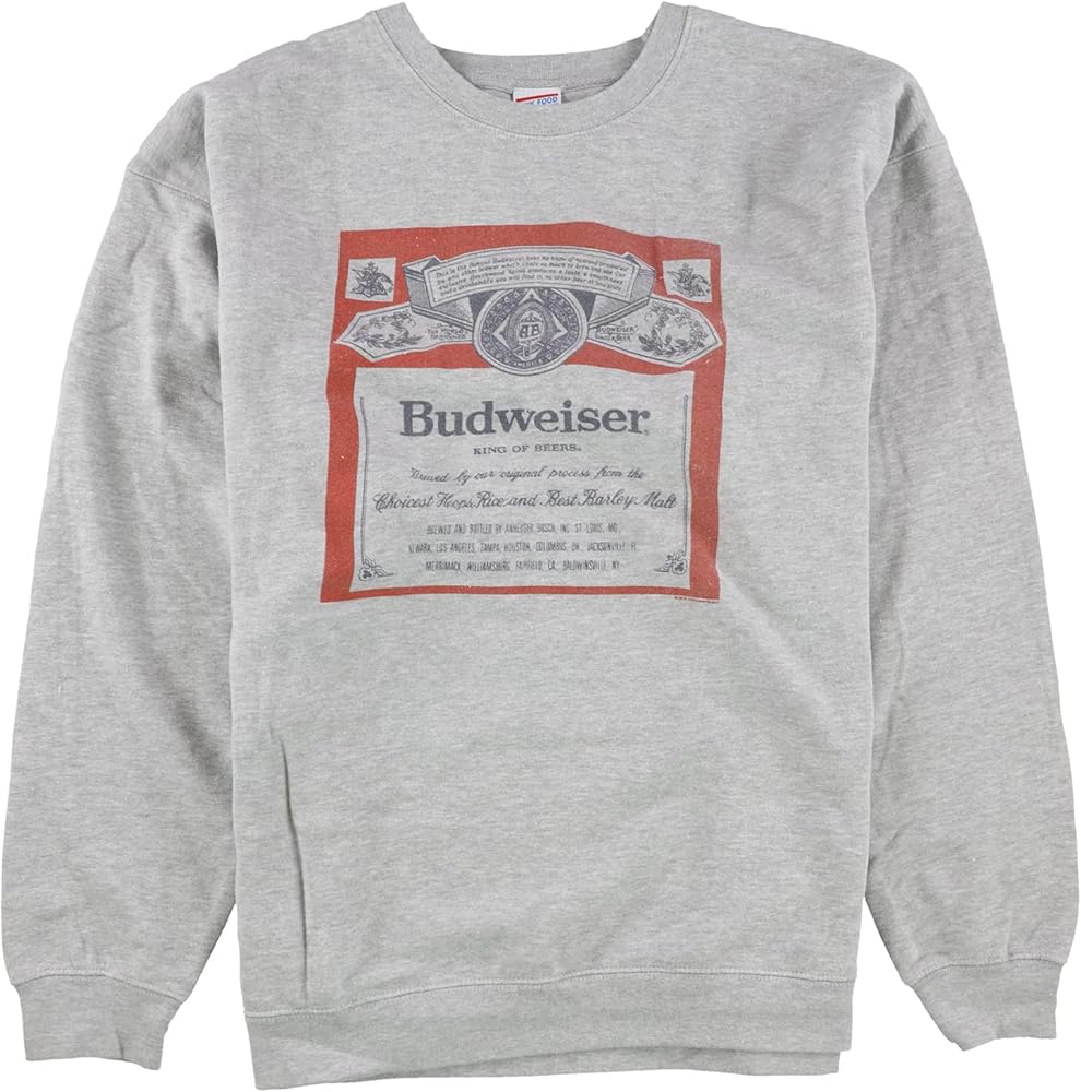 : Junk Food Sudadera Budweiser para hombre : Ropa, Zapatos y  Joyería