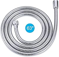 Vista 7 de ALEASHA SUS 304 - Manguera de ducha de 79 pulgadas con acabado de bronce aceitado, manguera de cabezal de ducha extra larga de acero inoxidable