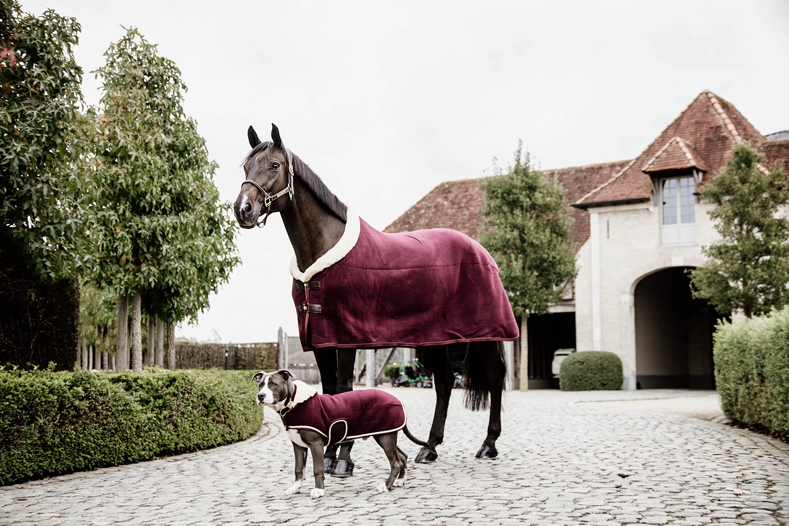 Kentucky Dogwear - Hundemantel - Heavy Fleece - Bordeaux - Größe (S) - 34-38cm