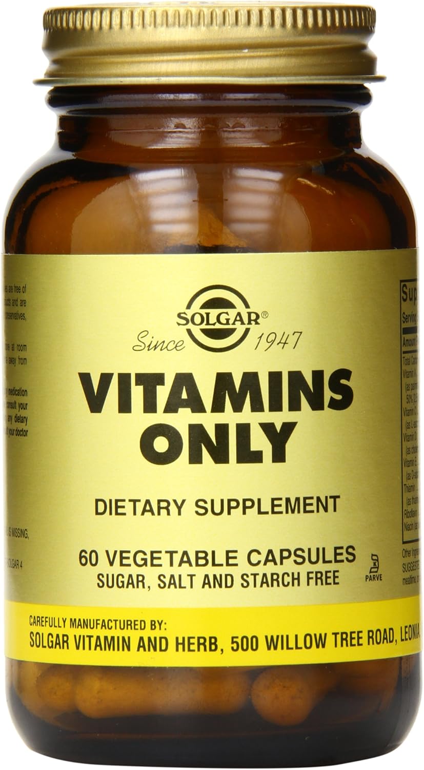 Solgar Vitamins Only Vegetable Capsules, 60 Count Health
