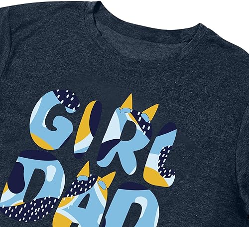 Miniatura 5 de Camisa de niña para hombre, el mejor regalo para papá, I Keep All My Father Jokes in A Dad-A-Base Shirt