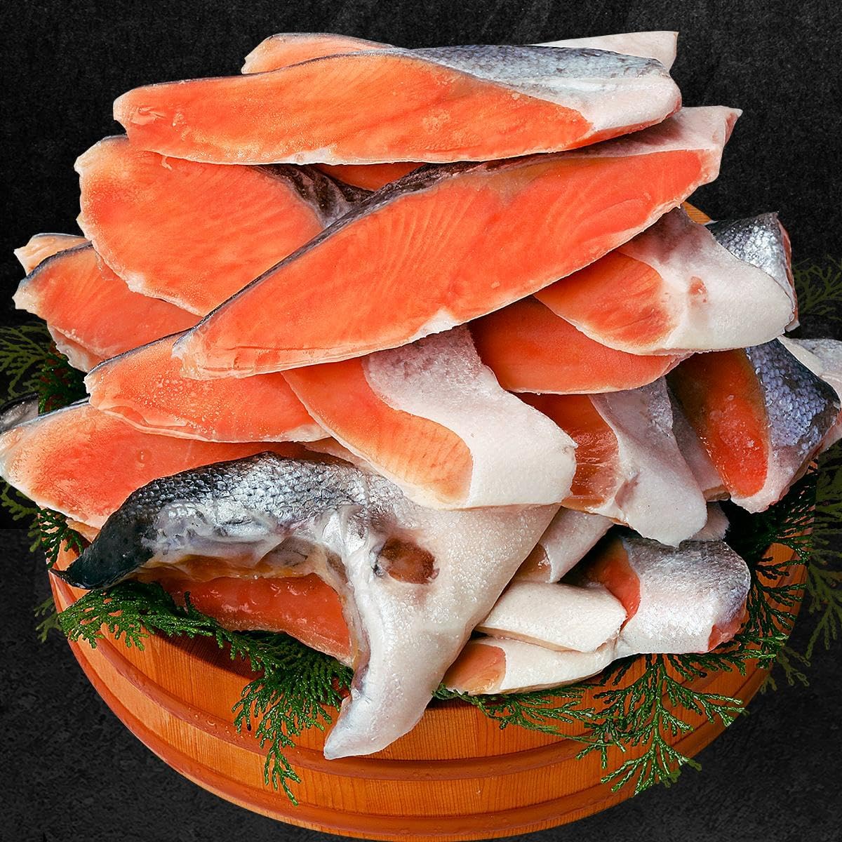 有塩or無塩が選べる！⇒銀鮭 切り身 業務用 たっぷり2kg（1kg×2袋） (【b】無塩切り身)【12/14以降発送】