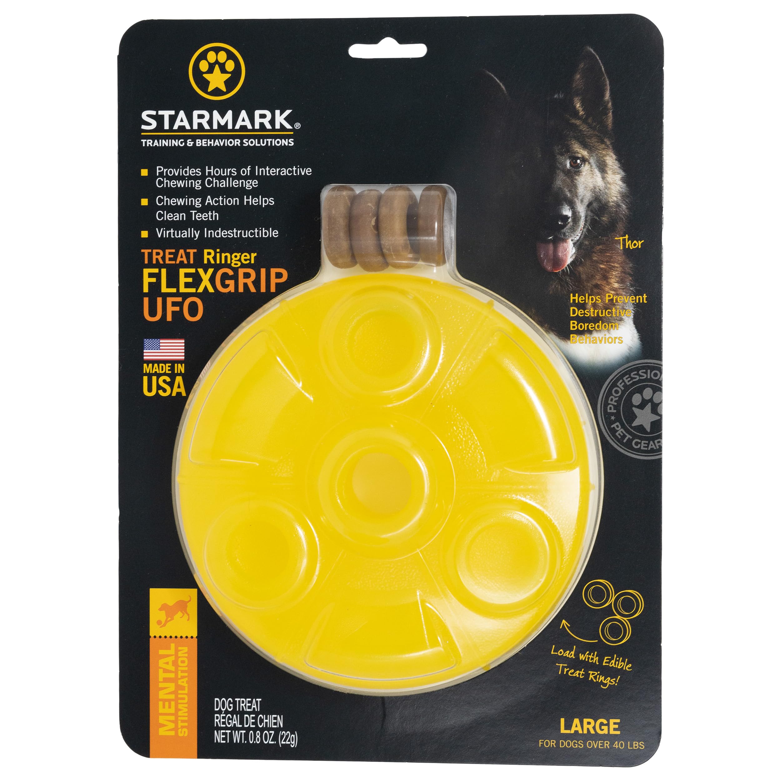 StarMark Treat Ringer Flexgrip UFO Large