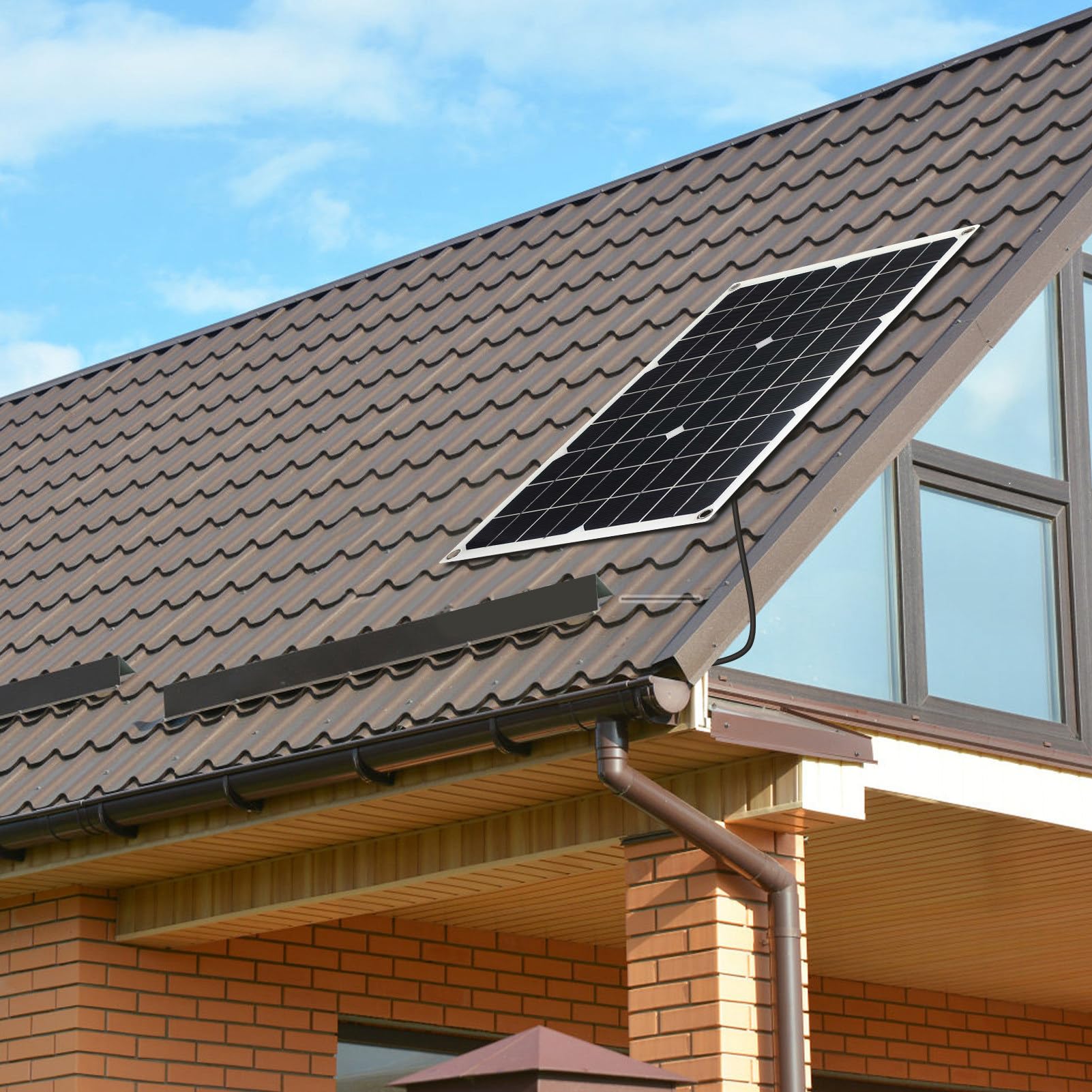 Solarsystem 4 kWh – Panel, 18 W, 12 V, 30 A Controller und integrierter Wechselrichter | Solarenergie-Set mit Multimedia-Player, perfekt für Camping, Reisen im Freien und mobile Anwendungen