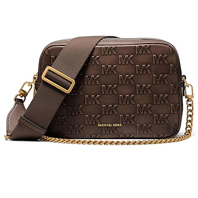 MICHAEL Michael Kors Bryant Med Double Zip Chain Camera Xbody Cross Body Women