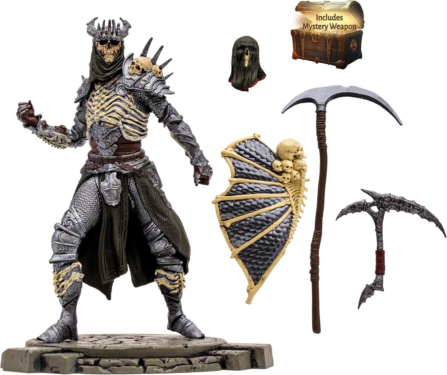 McFarlane Toys - Diablo IV Corpse Explosion Necromancer (Rare) 1:12 Scale Posed Figure