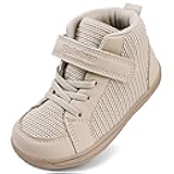 Toddler Little Kids Wide Barefoot Shoes Boys Girls Winter High Top Minimalist Sneakers Boots Walking Shoes for Indoor Outdoor | Naturally Splay | Flexible Fit