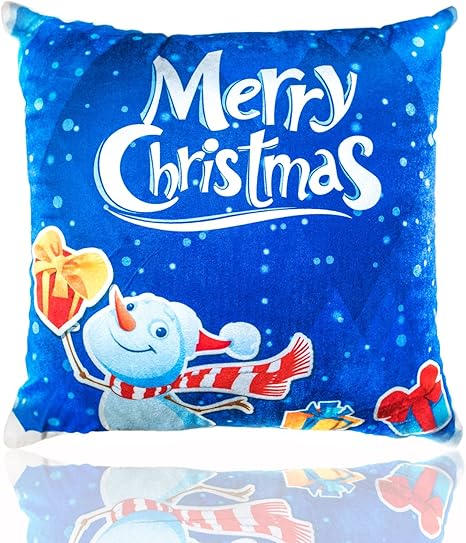 lighted christmas pillow