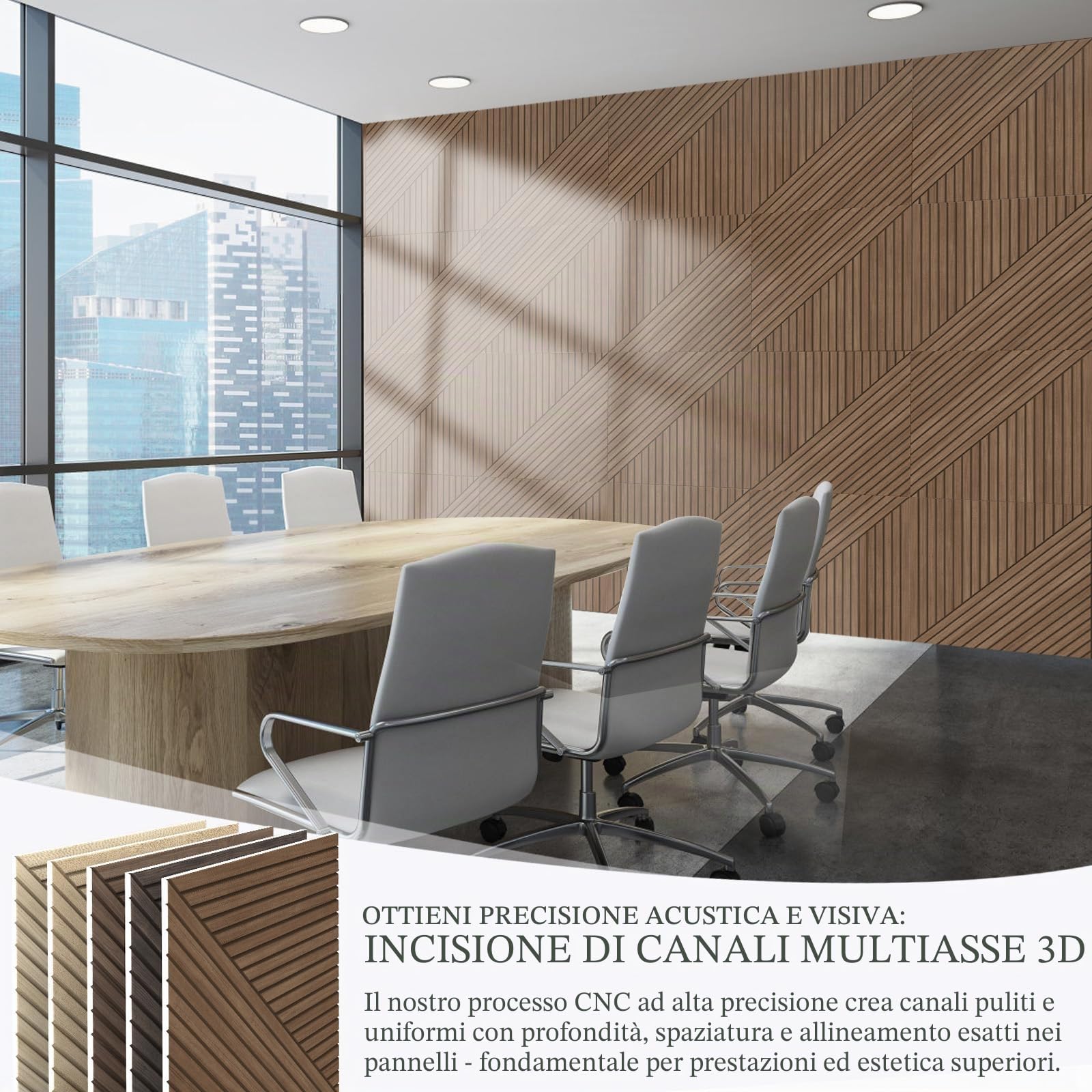 JBER Pannelli Acustici, Confezione da 6 Pannelli Autoadesivi Decorativi Insonorizzanti, Pannelli Fonoassorbenti per Parete per Ufficio, Studio di Registrazione, Soggiorno, Camera da Letto, 180 x 120