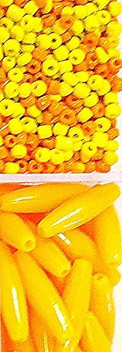 Miniatura 6 de Linpeng Conjunto de cuentas de bricolaje para fabricación de joyas, naranja