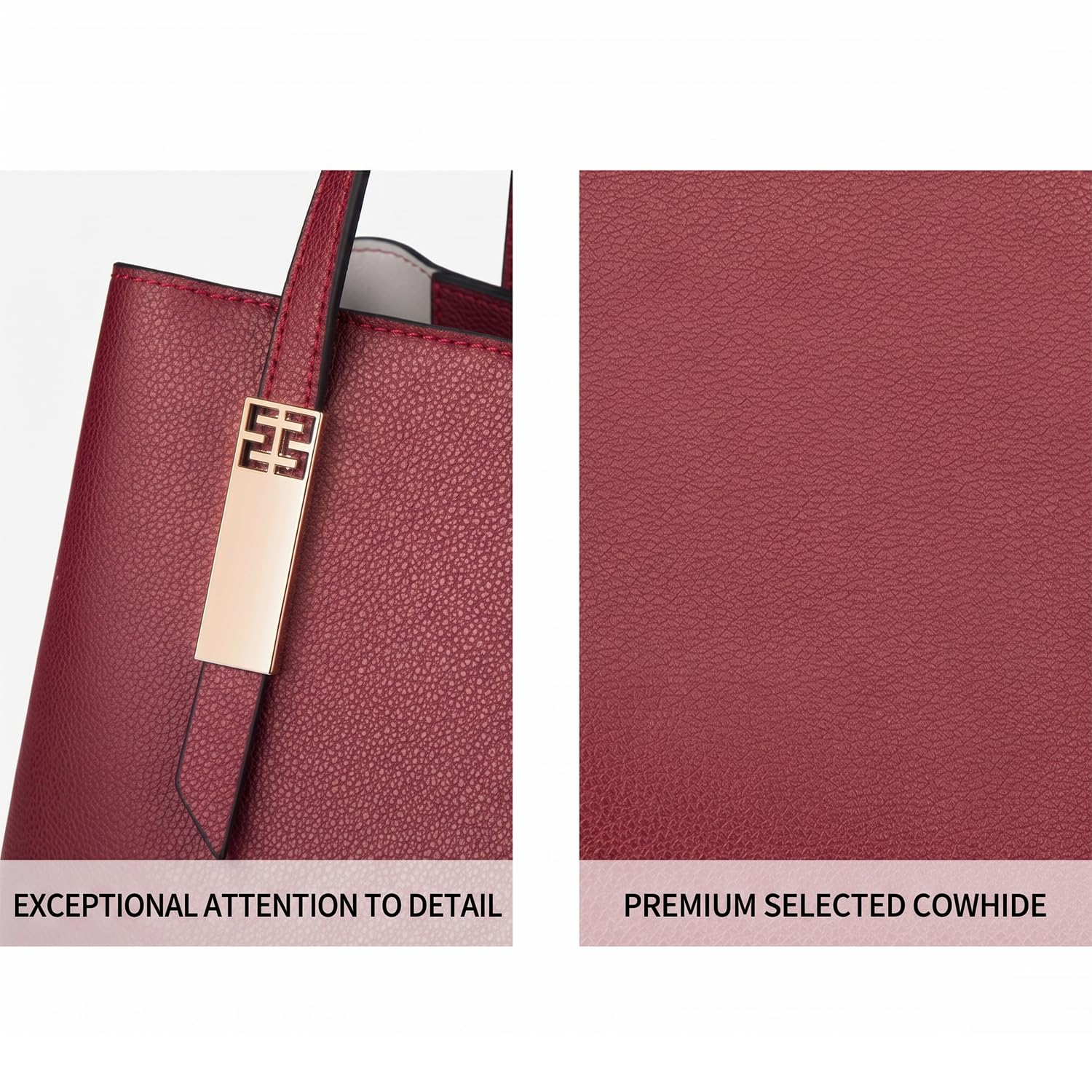 Bolso de Mano Mujer de Cuero Genuino Vintage, Bolso de Boda Fiesta Clásico, Elegante Bolso Estructurado con Asa Superior y Bandolera Casual Rojo