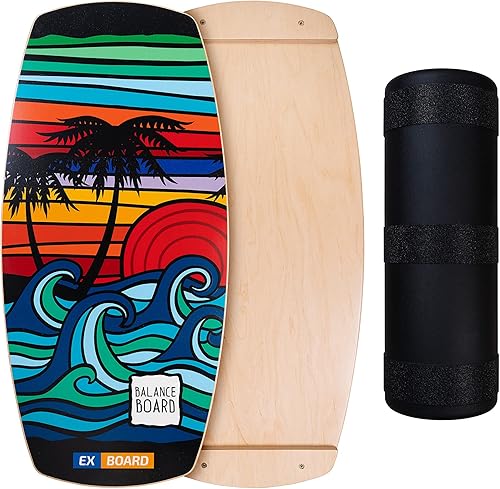 Balance Board Ex-Board California - Rodillo incluido, para surf