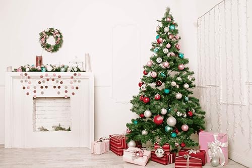 Miniatura 8 de Guirnalda de pompones rosados  Guirnalda de bolas de fieltro para guardería, baby shower, cumpleaños y día de San Valentín  Decoración bohemia para