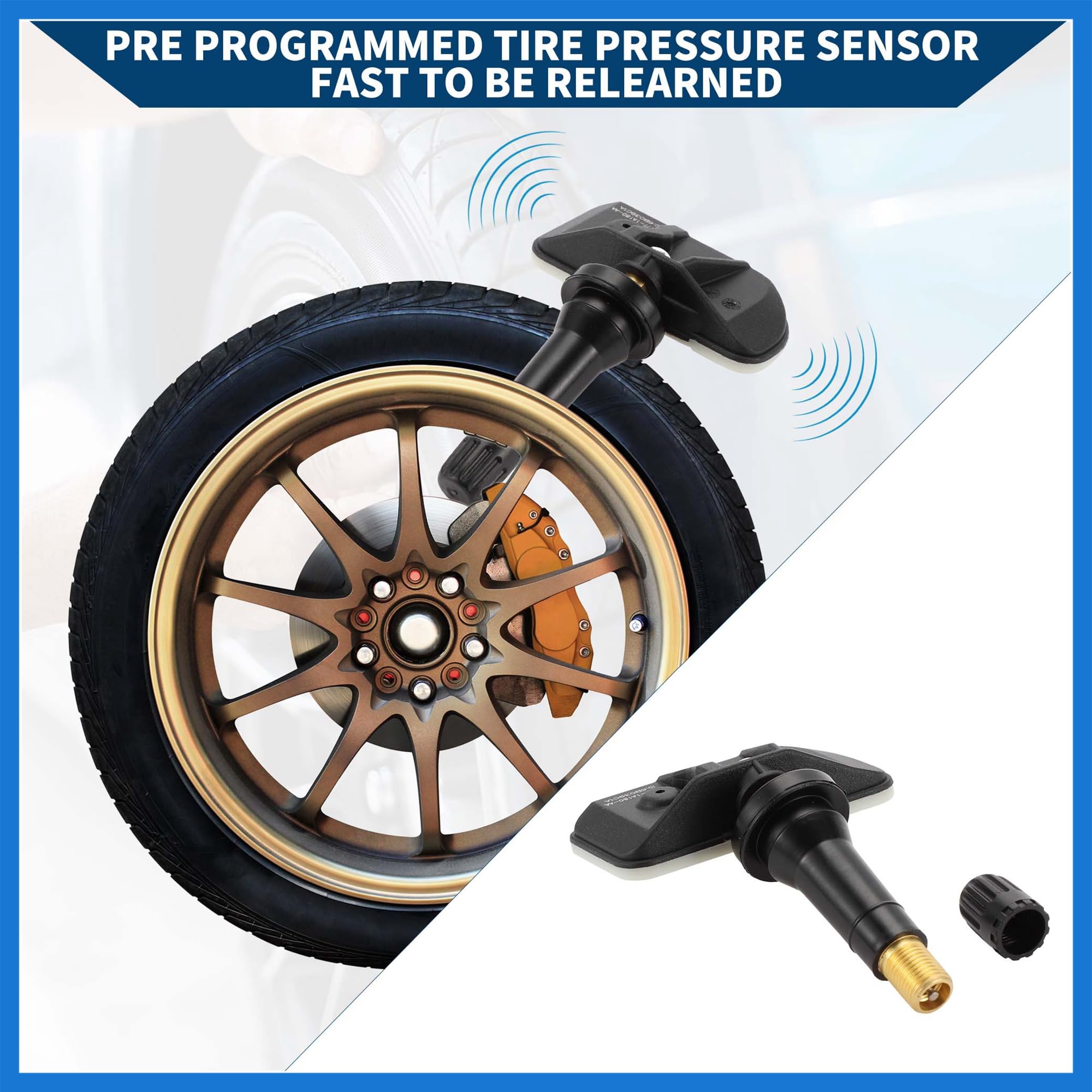 Ford Oem Tpms Sensor 4x OEM TPMS Tire Pressure Sensors For Ford