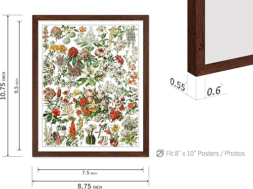 Miniatura 350 de Poster Master Póster vintage de orquídea, estampado de flores retro, arte de pared de plantas exóticas, arte botánico, regalo para hombres y
