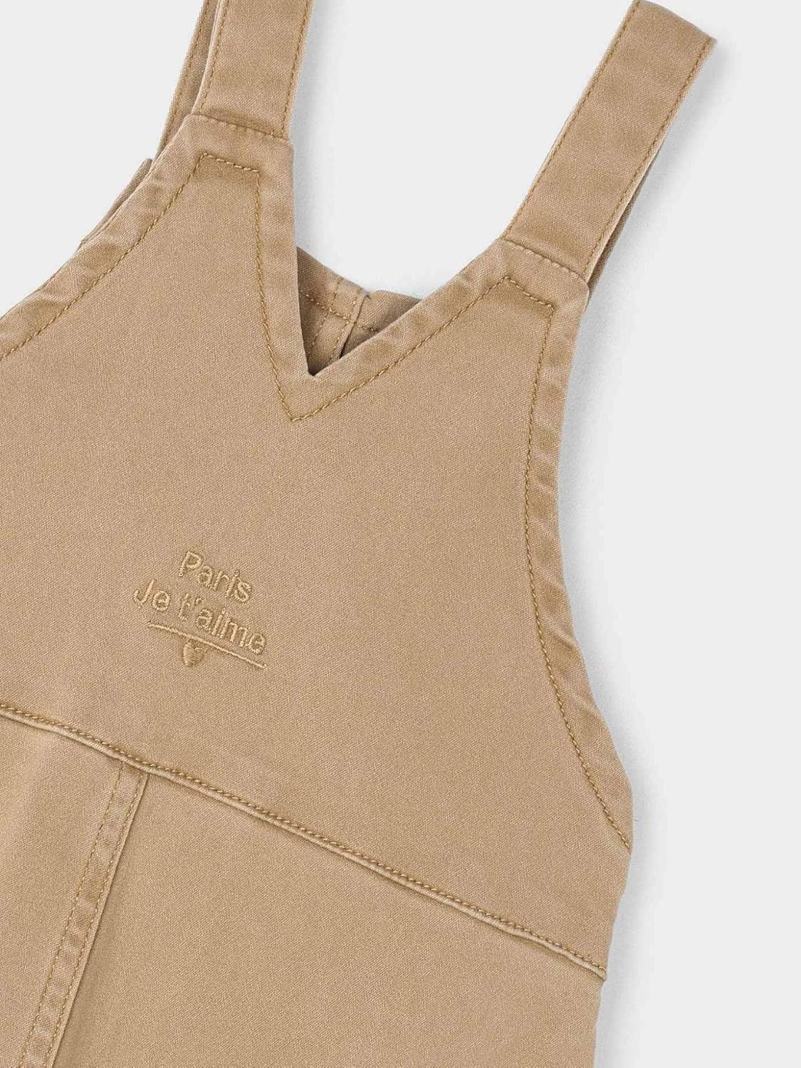 Mayoral Peto sarga Overalls for Girls Camel