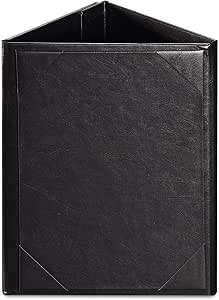 Niciksty Porta Menu da Tavolo in Legno A5, Espositore da Tavolo, Flip Display Porta Menu per Ristoranti, Hotel, Negozio, Ufficio