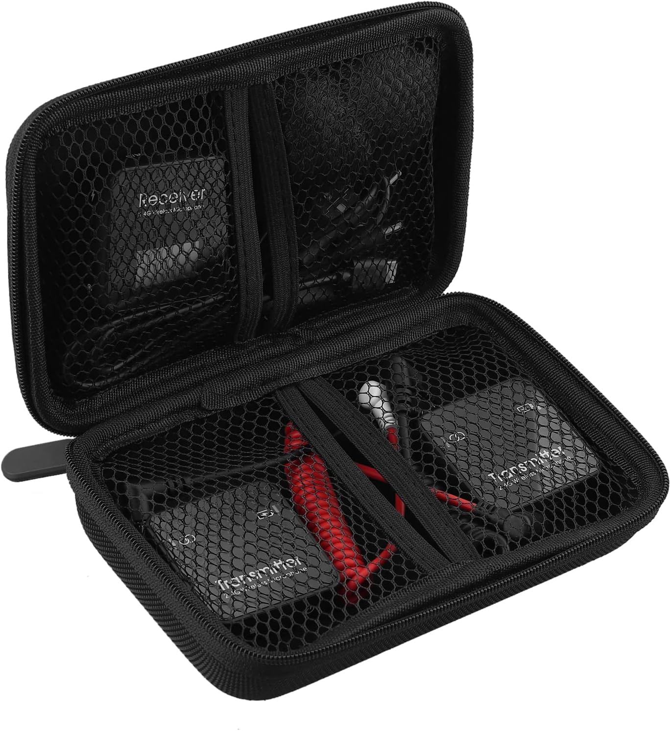 PROZOR Microphone Cases Bag for Lavalier Microphone with Storage Design
