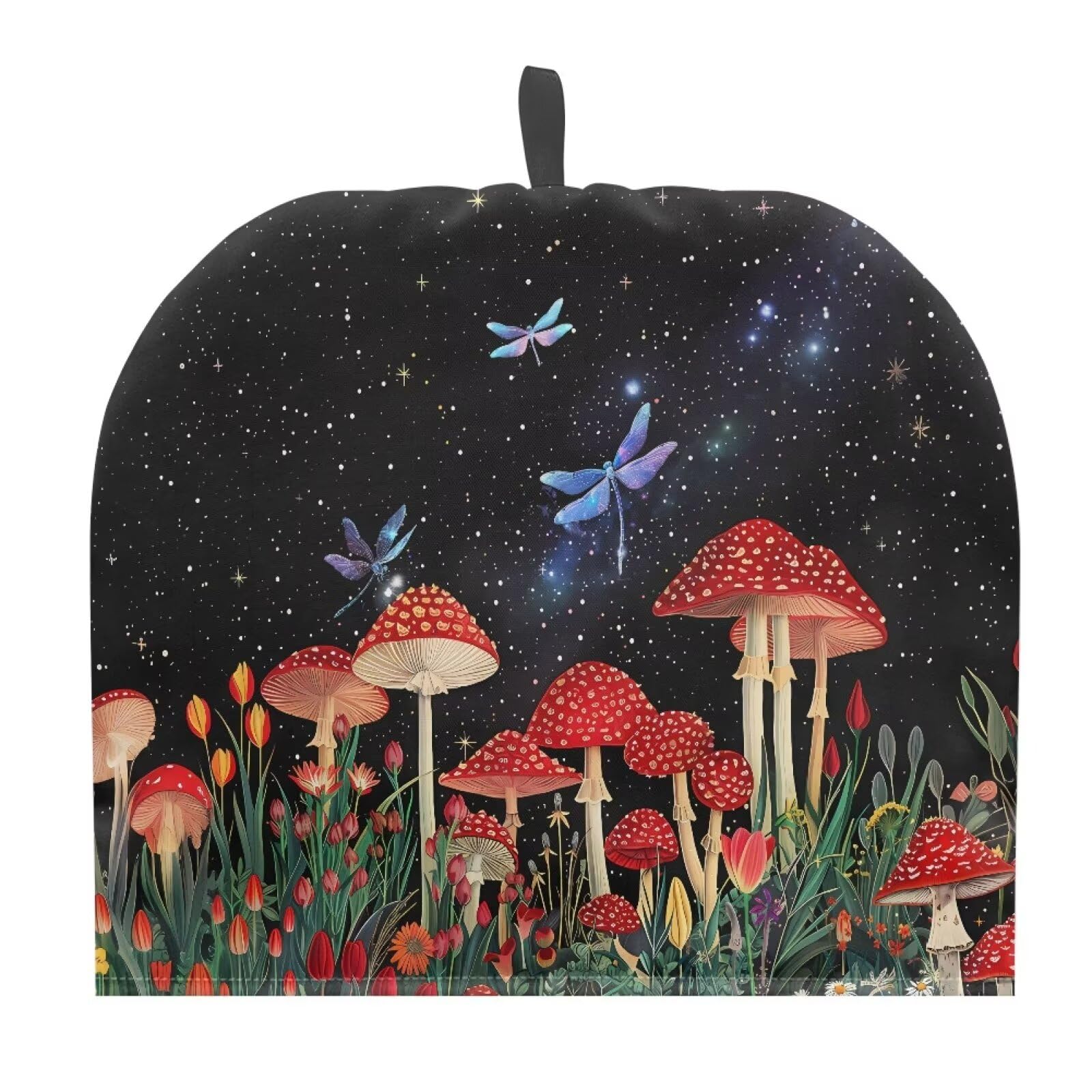 Drnuikhe Mushroom Dragonfly Tea Cozy Cover Warmth Keep - tea cozies | Mubboo
