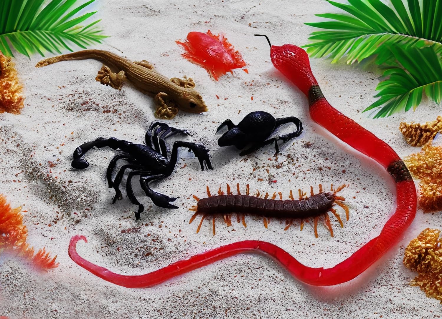 BITONA® Jungle Miniature Insects Toys Figure Playing Set for Kids Story Telling Figures Make Your Project Learning (Pack of 6 Figures) (B0C17RDNK5) Amazon Price History, Amazon Price Tracker
