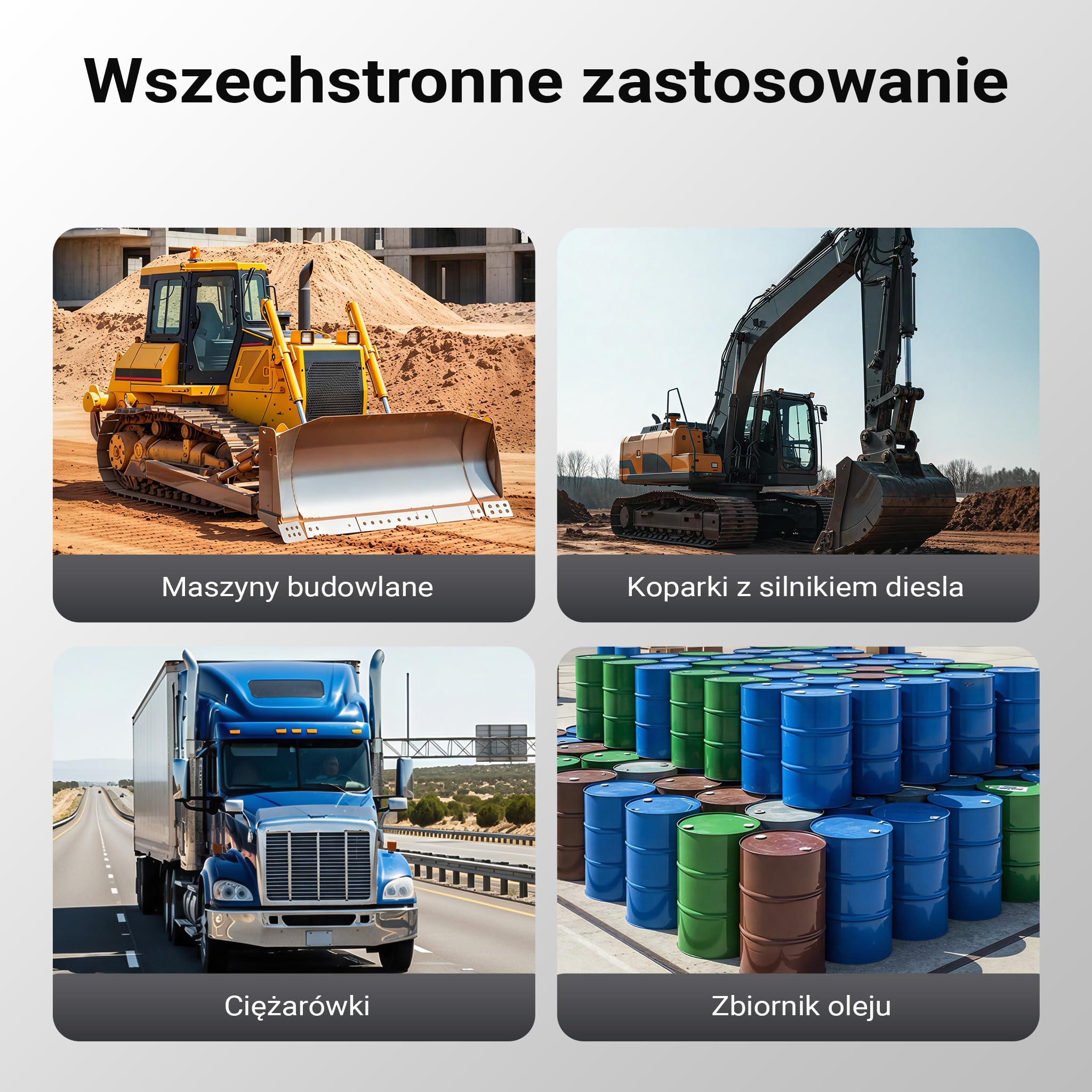 Wiltec Pompa do oleju napędowego, opałowego i biodiesla 550 W 80 l/min, wysokość ssania 2 m tłoczenie 20 m, samozasysająca