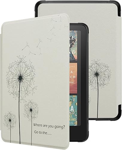WALNEW Funda para Kindle Paperwhite de 7" de 12 generación 2024 y Kindle Colorsoft Signature Edition, funda protectora de piel sintética premium