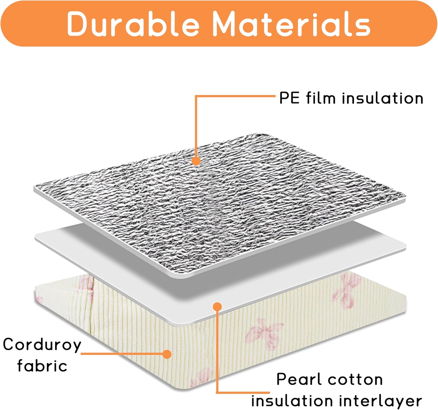 Lunch Bag for Women Insulated Lunch Box Cute Corduroy Lunch Tote Bags Reusable Large Capacity Cooler Bag for Travel Work Picnic - Image 4