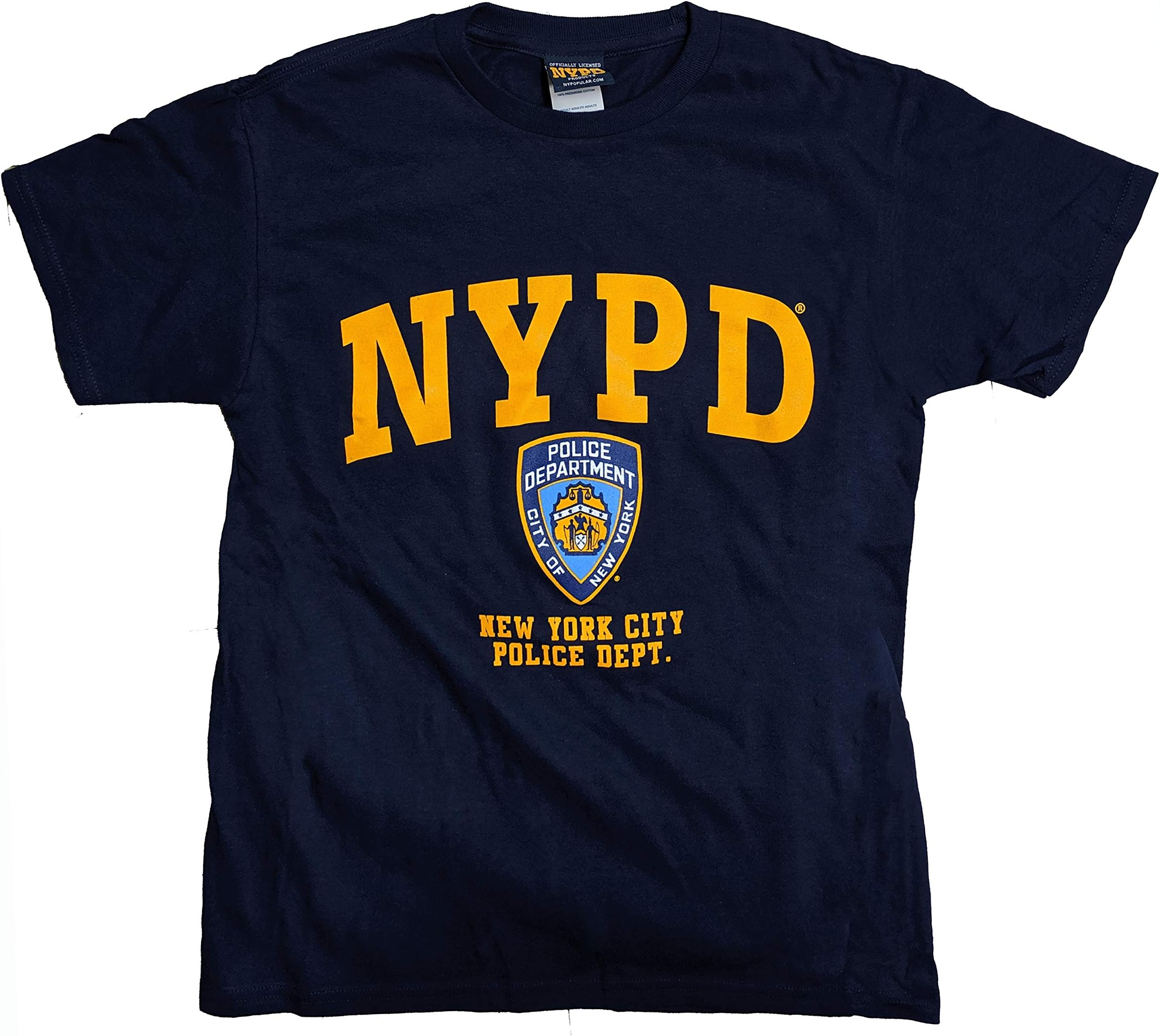 NYC FACTORYmens Nypd Adult Short Sleeve T-shirt