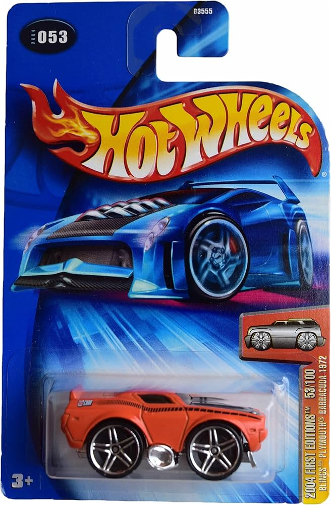 Amazon.com: Hot Wheels Blings Plymouth Barracuda 1972, [Orange