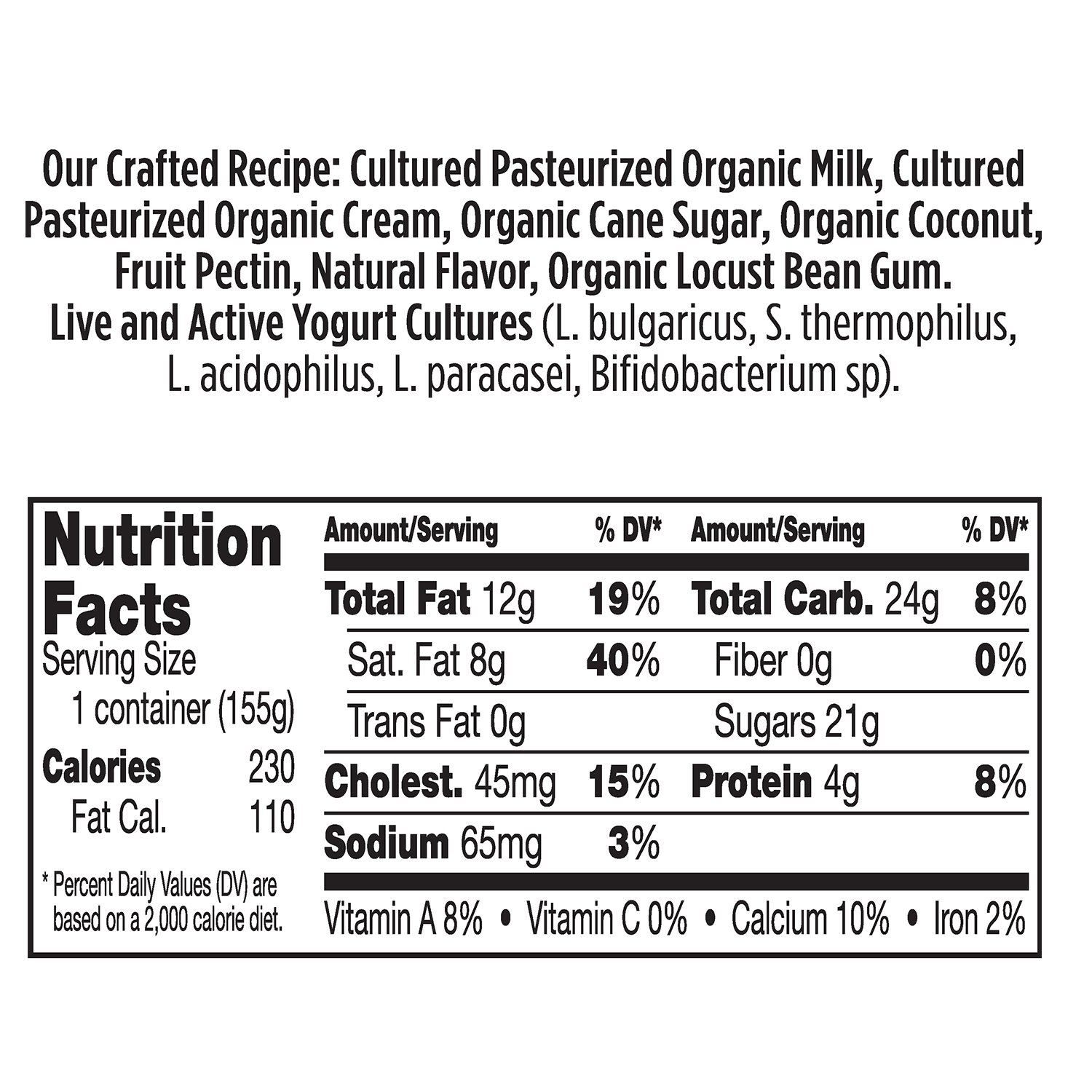 Liberte, Yogurt Coconut Organic, 5.5 Ounce