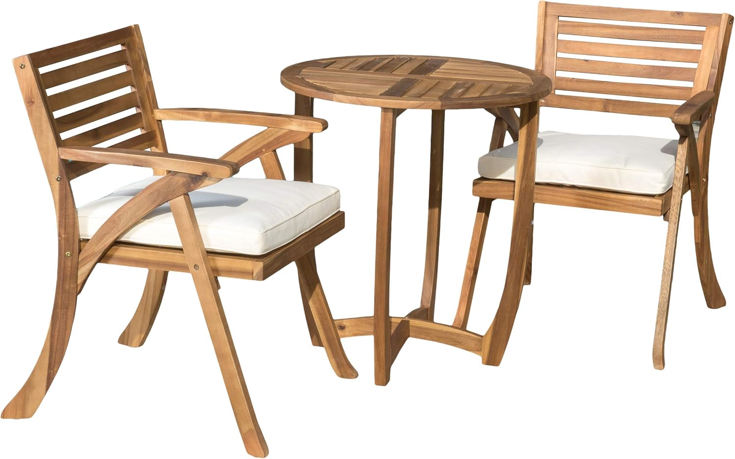 Christopher Knight Home Coronado Acacia Wood Bistro Set