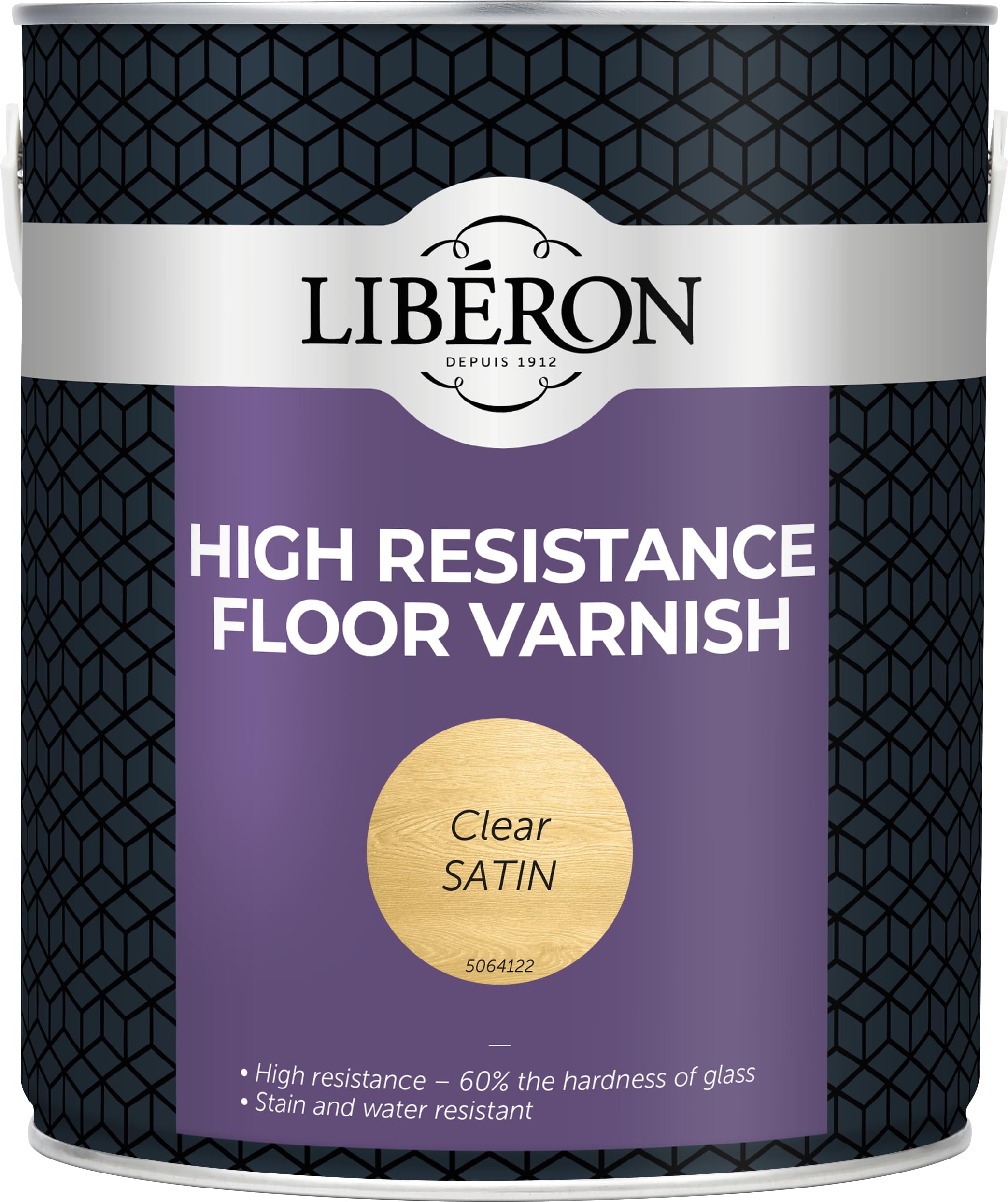 Liberon High Resistance Floor Varnish Clear Satin 2.5 litre LIBHRFVCS25L