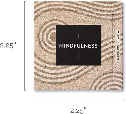 Miniatura 6 de Compendium - Tarjetas plegables ThoughtFulls, con texto en inglés Mindfulness, 30 tarjetas desplegables, cada una con un mensaje inspirador