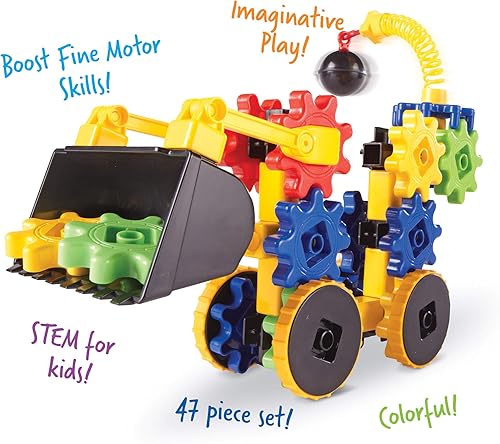 Miniatura 3 de Learning Resources Engranajes! Gears! WreckerGears, actividades STEM, habilidades motoras finas, kit de explorador para niños pequeños, ciencia y