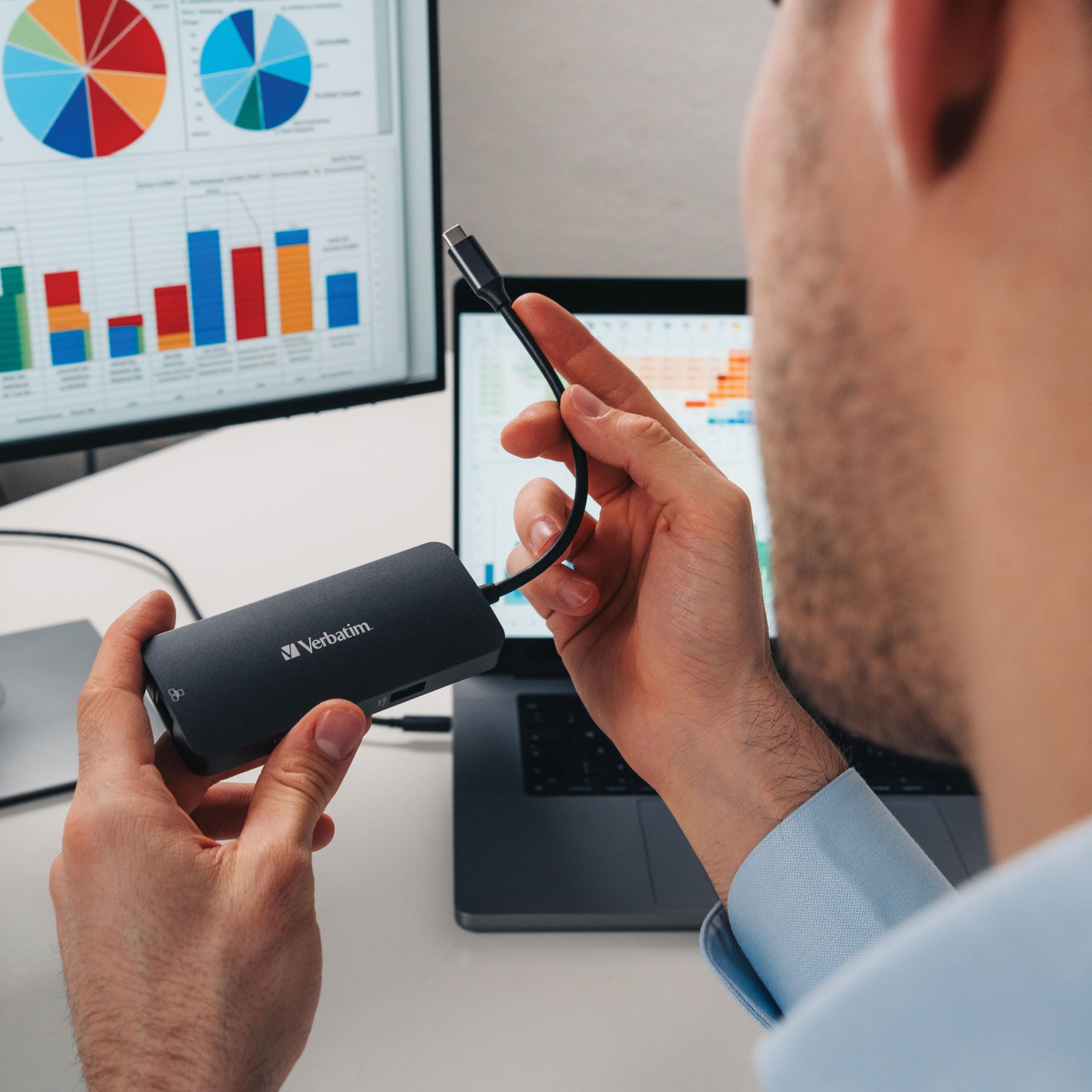 Verbatim USB-C Pro Multiport Hub 5-in-1 – Bild 2