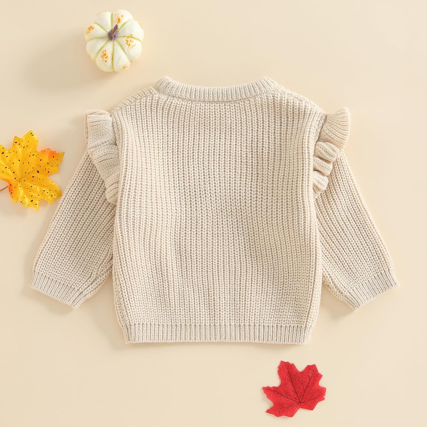 Newborn Toddler Baby Boy Girl Christmas Outfit Knit Christmas Tree Sweater Chunky Sweatshirt Fall Winter Clothes - Image 6