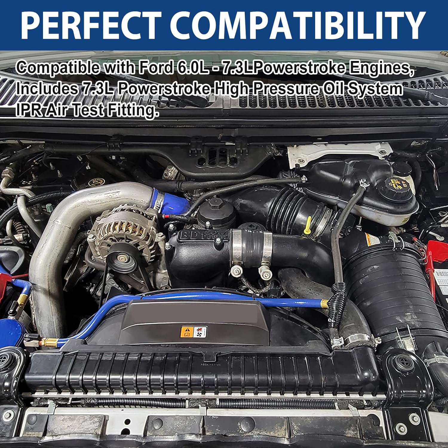 IPR Air Test Tool Special-Kit - Compatible with Ford 6.0L-7.3L 1994-2007 Powerstroke Diesel High-Pressure Oil System