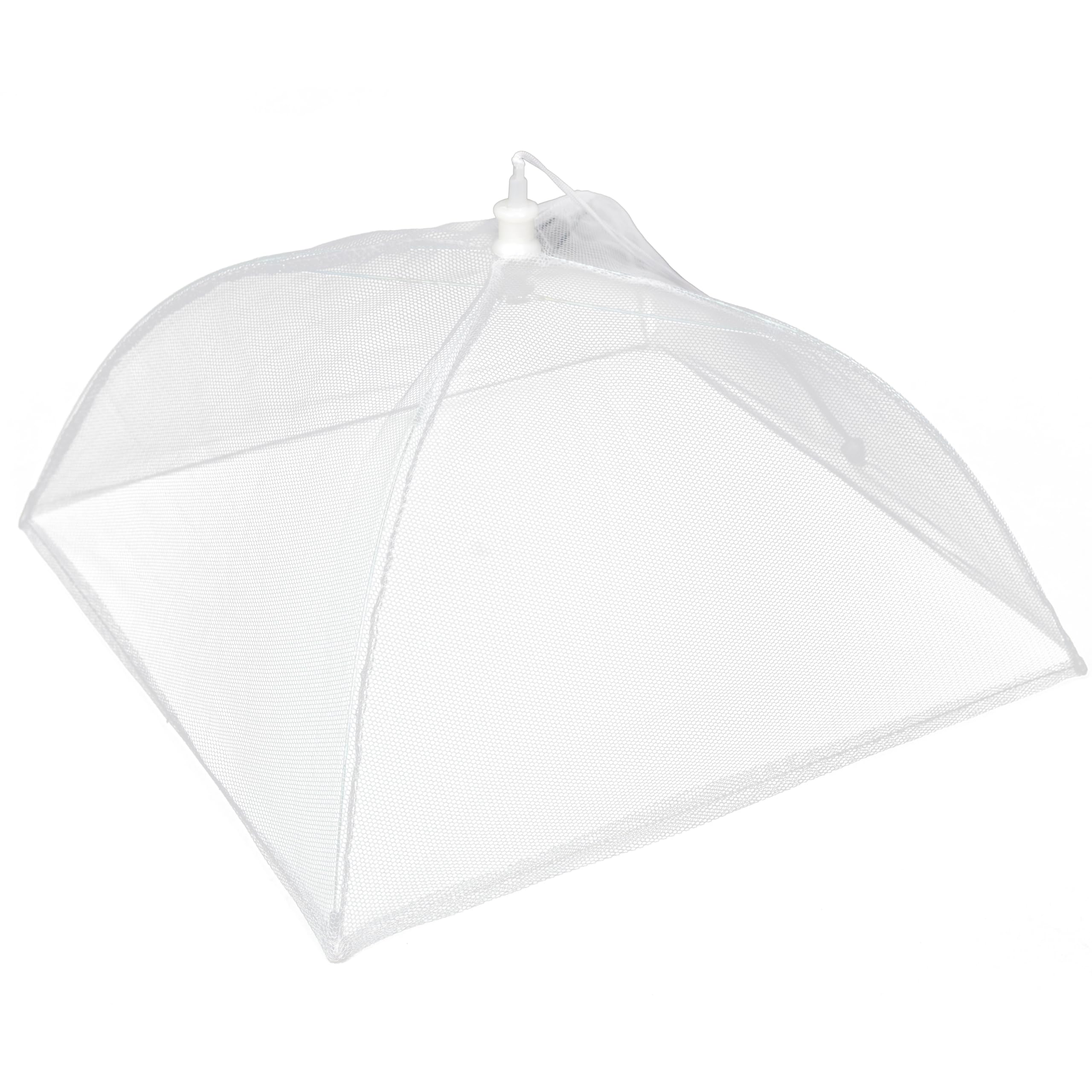 JE CHERCHE UNE IDEE - KB6104 Cloche Alimentaire Pliante 30 cm - Conçu Pour Conservation Pratique - Facile À Ranger - Polyester et Métal - Couleur Noir