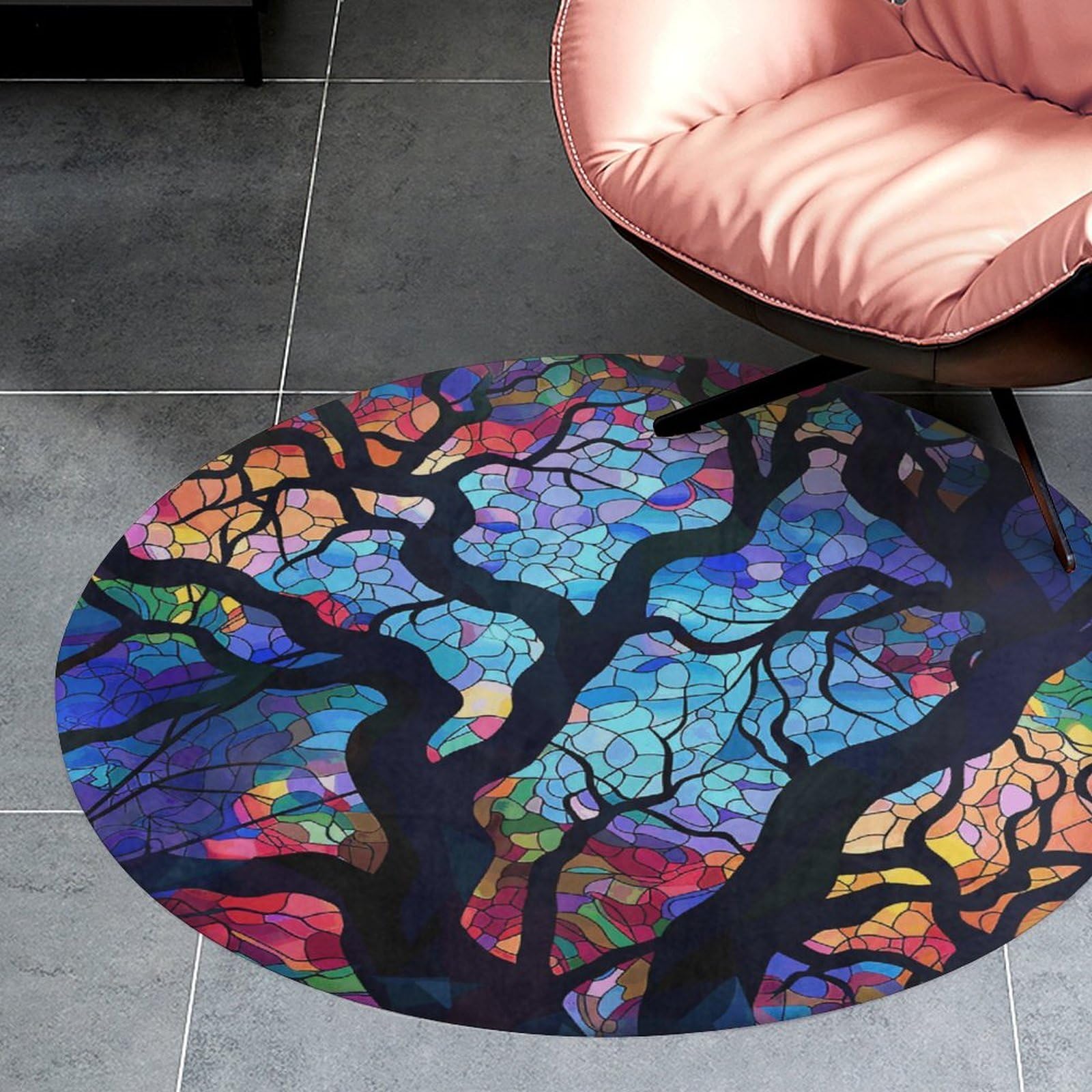 Tapis de salle de bain absorbant et antidérapant en velours corail doux de 0,9 m