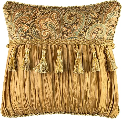 Miniatura 6 de Loom and Mill Juego de edredón jacquard de 9 piezas, juego de edredón clásico antiguo de lujo, ropa de cama de damasco ultra suave con fundas