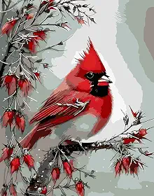 Eiazuiks Pintura de Natal por número para adultos. Pintura por números para adultos Pintura de desenho iniciante com 3 pincéis, pintura a óleo, 40,6 x 50,8 cm