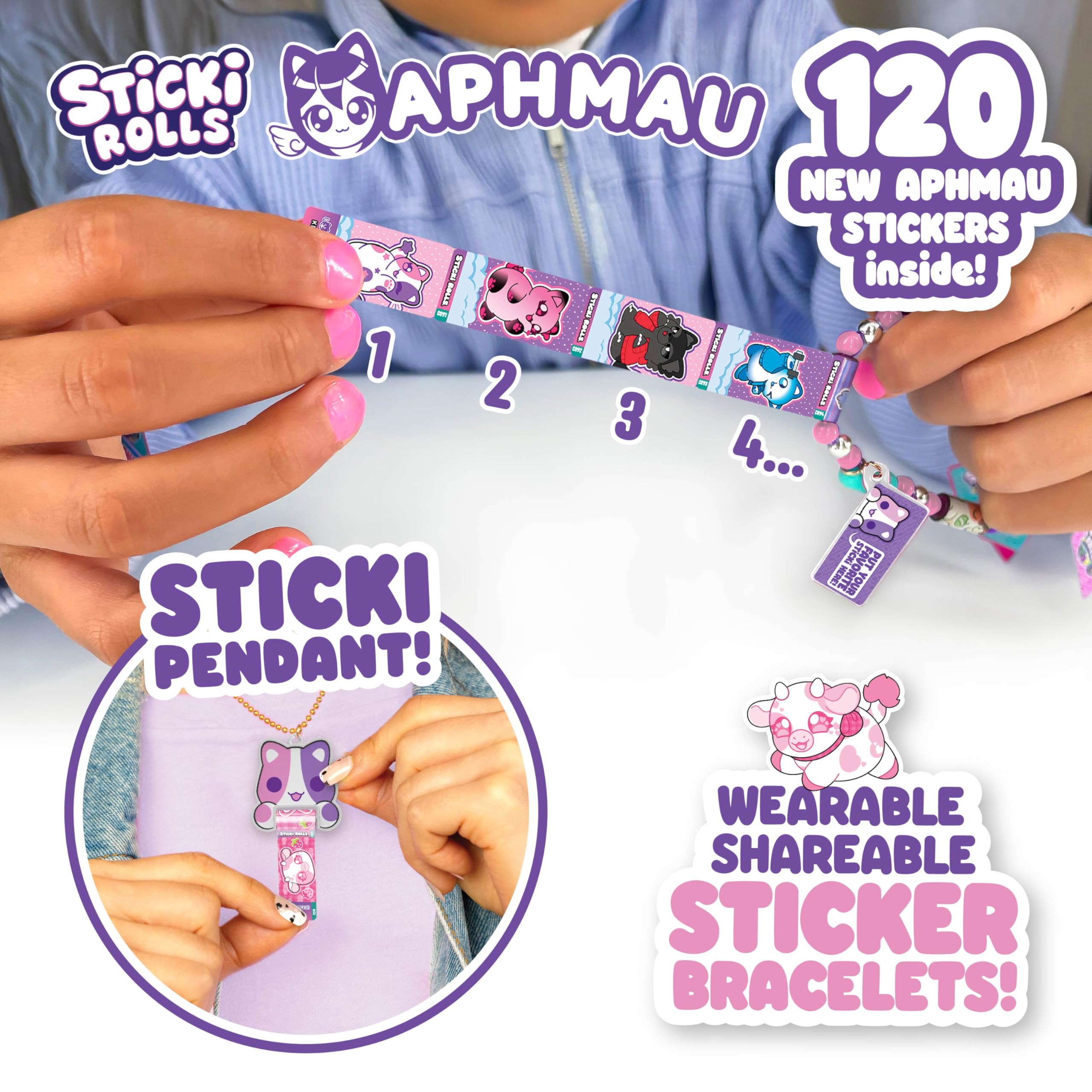Amazon.com: Sky Castle Sticki Rolls x Aphmau Toy Pendant