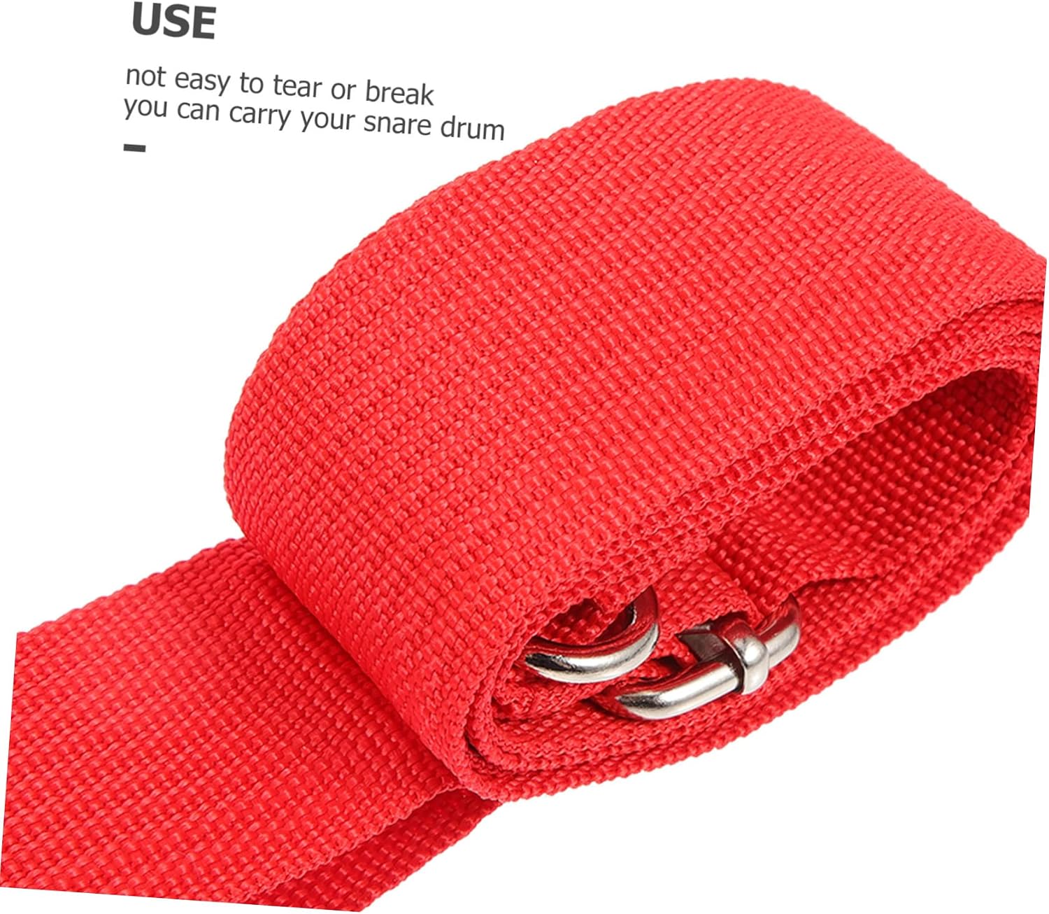 Toddmomy Adjustable Snare Drum Strap Waist Belt Sling Drum Harness for Marching Band