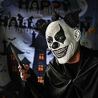 Vista 31 de YU FENG Máscara de disfraz para Halloween, mascarada, cosplay, fiesta divertida