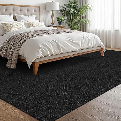 Vista 327 de EARTHALL - Tapete tejido lavable con parte trasera de goma, tapete trenzado de algodón antideslizante para interiores para entrada, pasillo, cocina