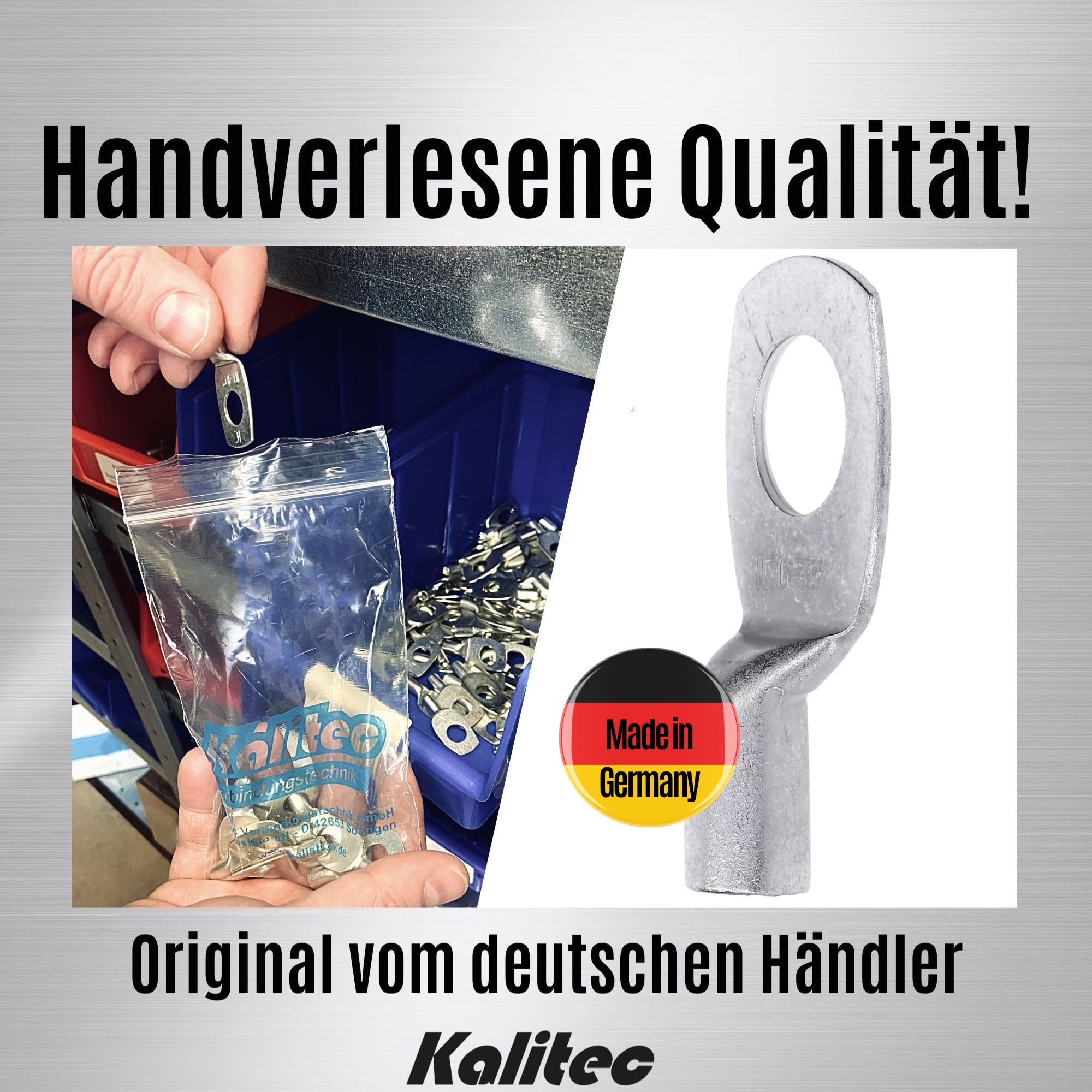 Capicorda Tubolari 25 Mm² M16 - 10 Pezzi, In Rame Stagnato, Per Impianti Elettrici E Auto - Foto 4