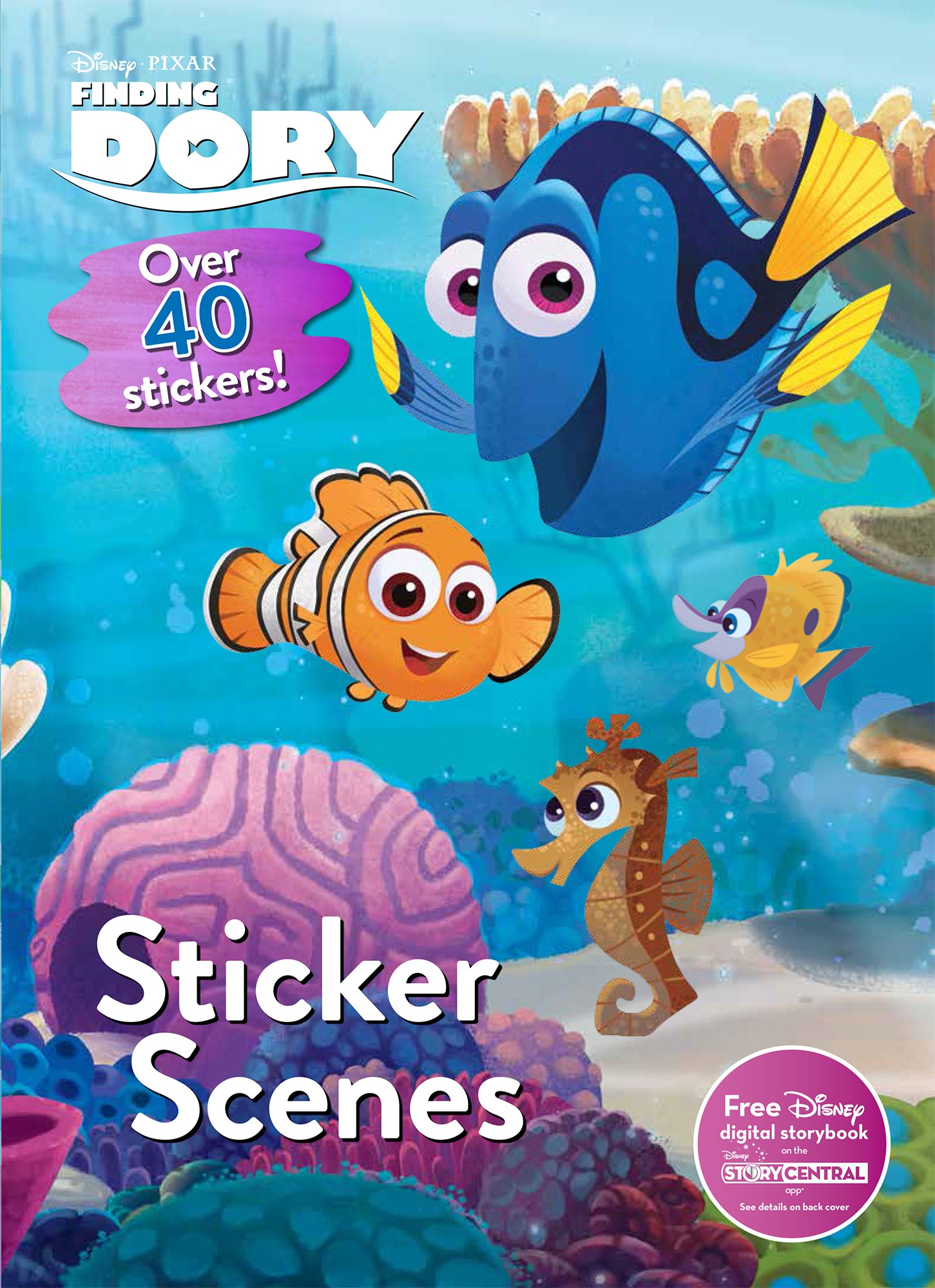 Finding Dory Sticker Scenes, (Pack of 3)