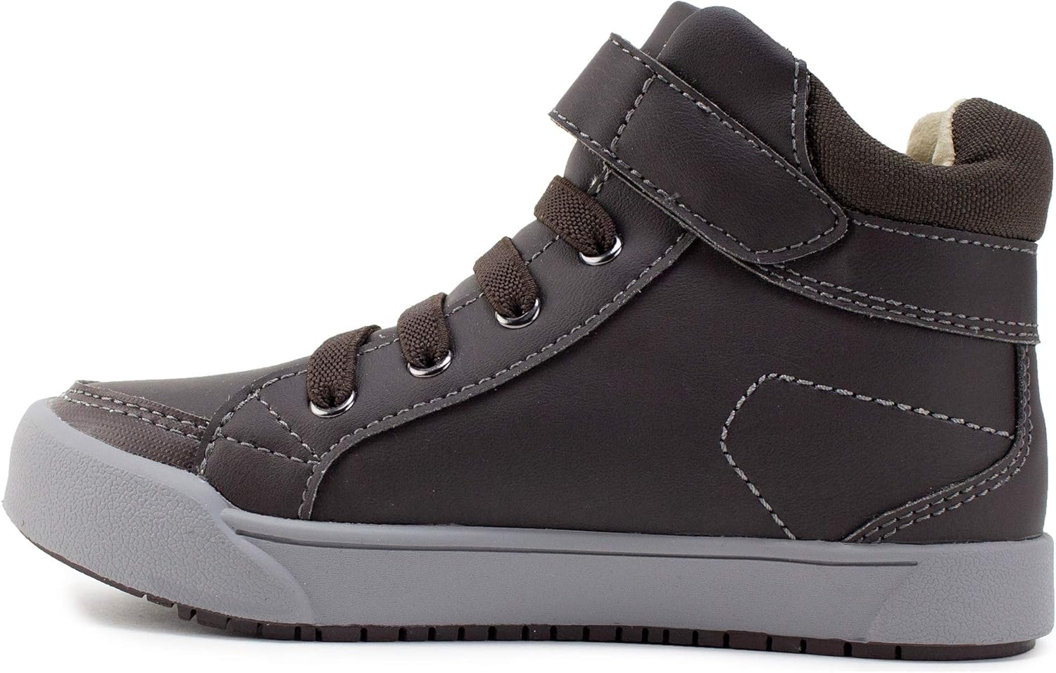 pediped Unisex-Child Logan Sneaker, Chestnut, 33 Child EU Big Kid (1.5-2 US)